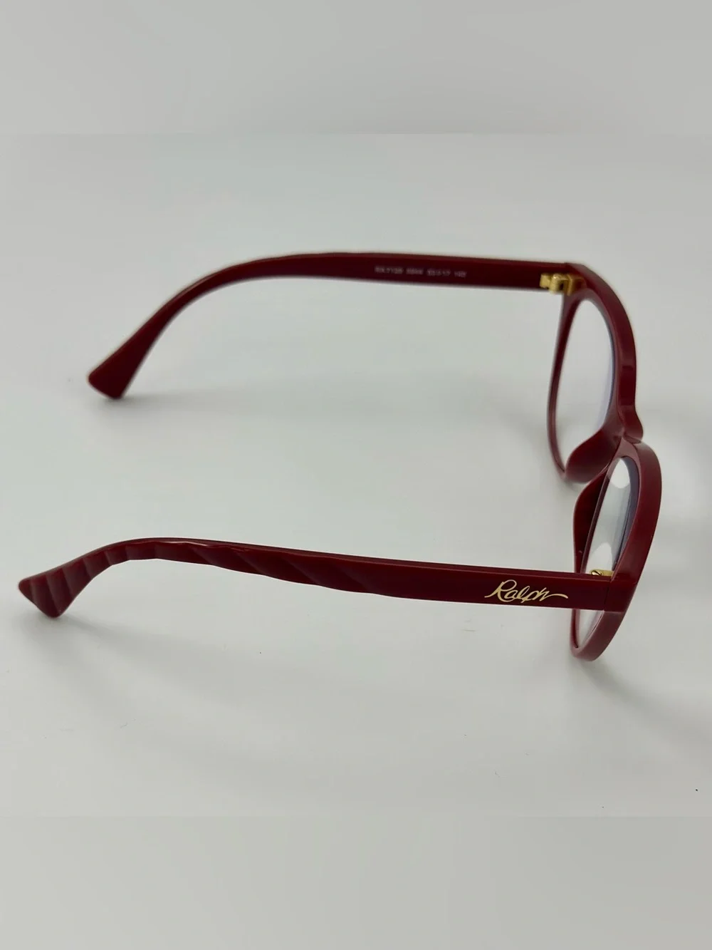 Ralph Lauren Eyeglass Frames + Case - Burgundy/Red - RA7129